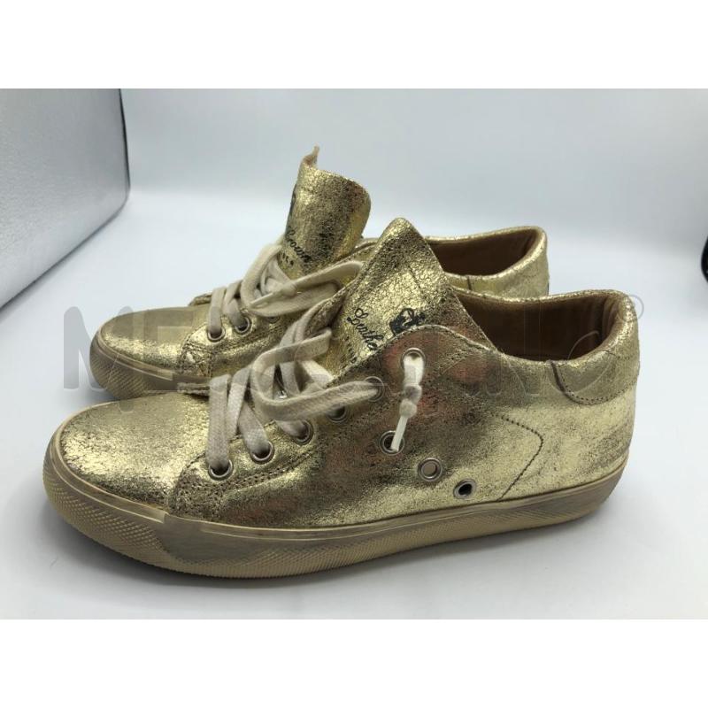 SCARPE DONNA LEATHER CROWN DORATE  | Mercatino dell'Usato Avellino 2
