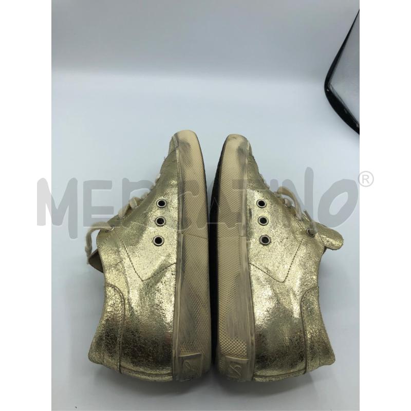 SCARPE DONNA LEATHER CROWN DORATE  | Mercatino dell'Usato Avellino 4