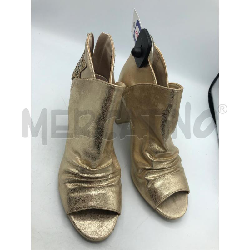 SCARPE DONNA LORAFERRES DORATO STRASS STELLA  | Mercatino dell'Usato Avellino 2