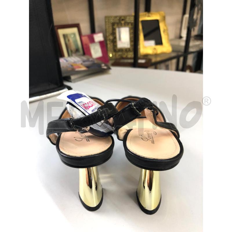 SCARPE DONNA LOVER Y NERO TAC DORATO  | Mercatino dell'Usato Avellino 4