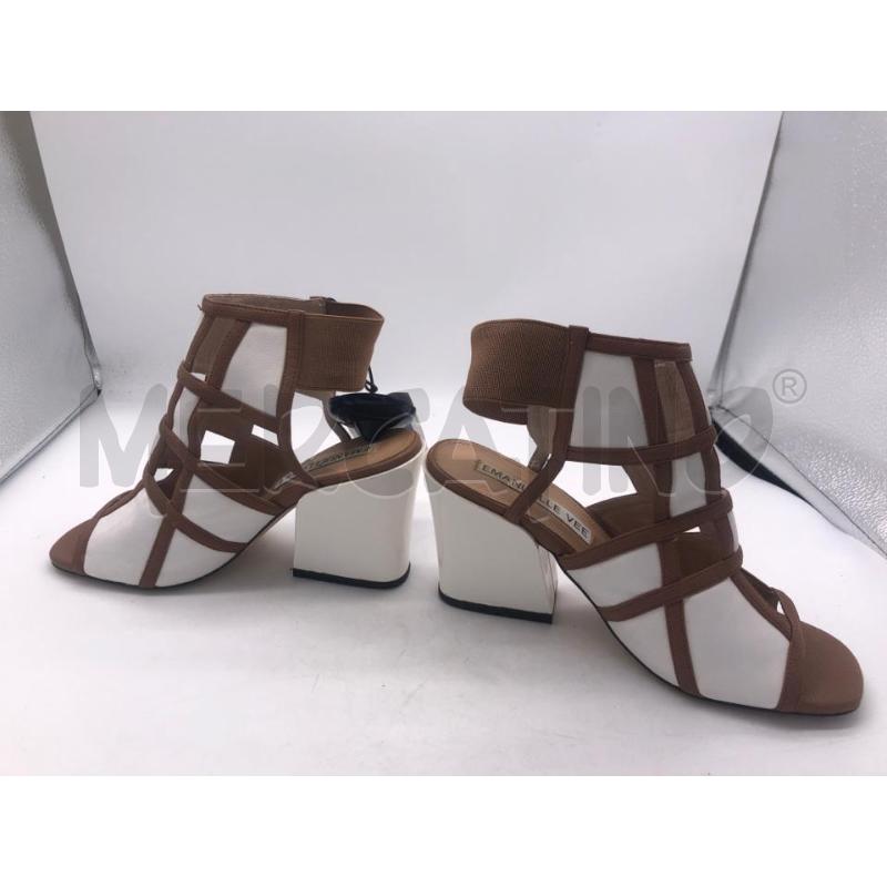 SCARPE DONNA MANUELLE VEE BIANCO BEIGE  | Mercatino dell'Usato Avellino 3