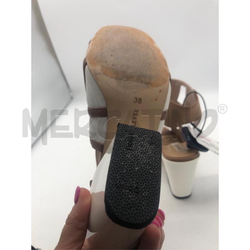 SCARPE DONNA MANUELLE VEE BIANCO BEIGE  | Mercatino dell'Usato Avellino 5