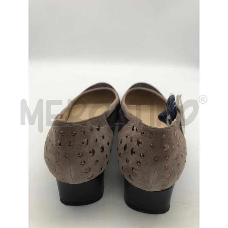 SCARPE DONNA MARRONE CAMOSC BORCHIE DIETRO ROMAGNOL | Mercatino dell'Usato Avellino 2