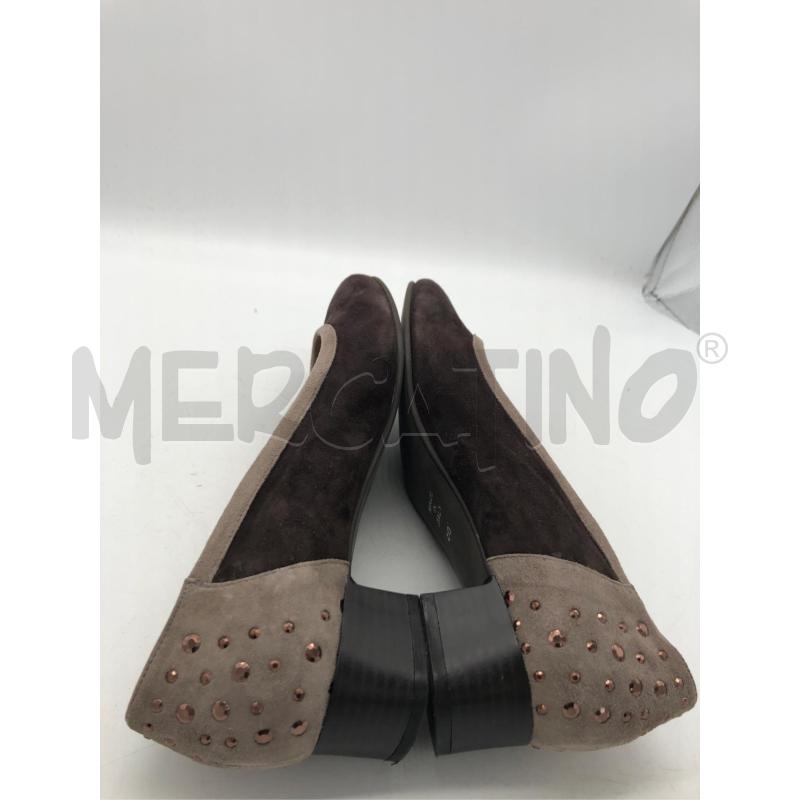 SCARPE DONNA MARRONE CAMOSC BORCHIE DIETRO ROMAGNOL | Mercatino dell'Usato Avellino 3