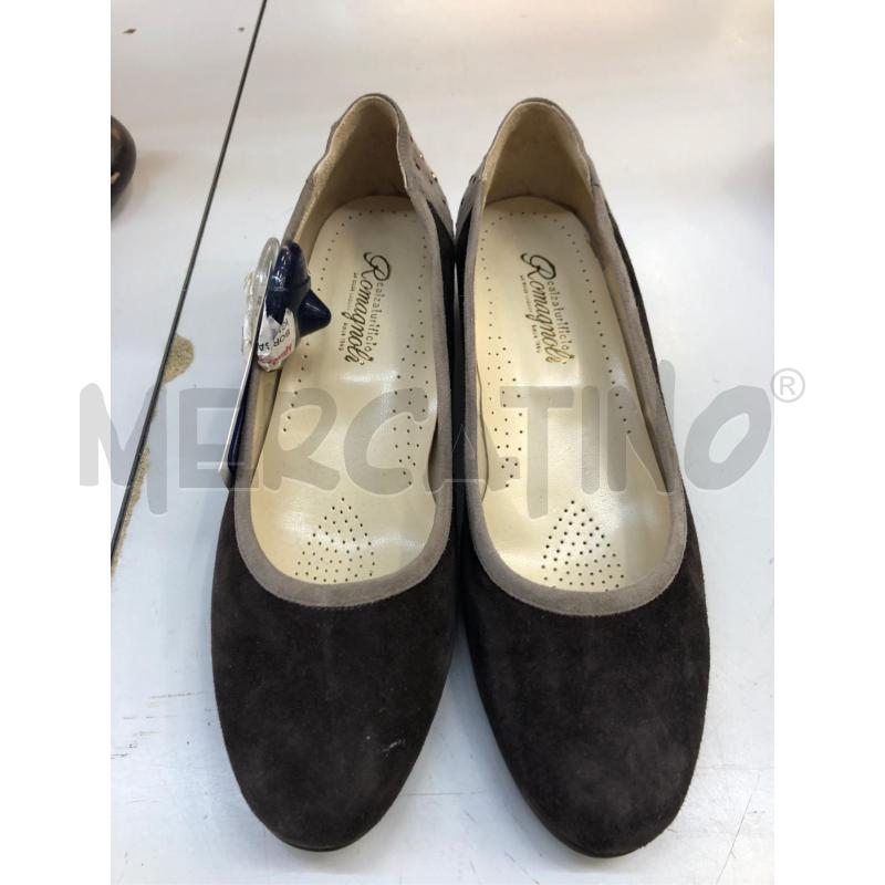 SCARPE DONNA MARRONE CAMOSC BORCHIE DIETRO ROMAGNOL | Mercatino dell'Usato Avellino 5
