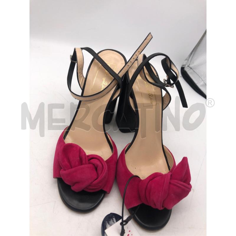 SCARPE DONNA NERE FIOCCO VIOLA WIBES | Mercatino dell'Usato Avellino 1