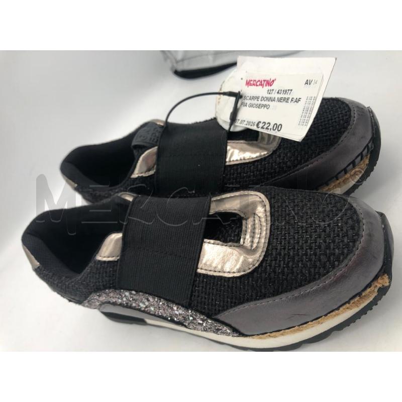 SCARPE DONNA NERE RAFFIA GIOSEPPO | Mercatino dell'Usato Avellino 1