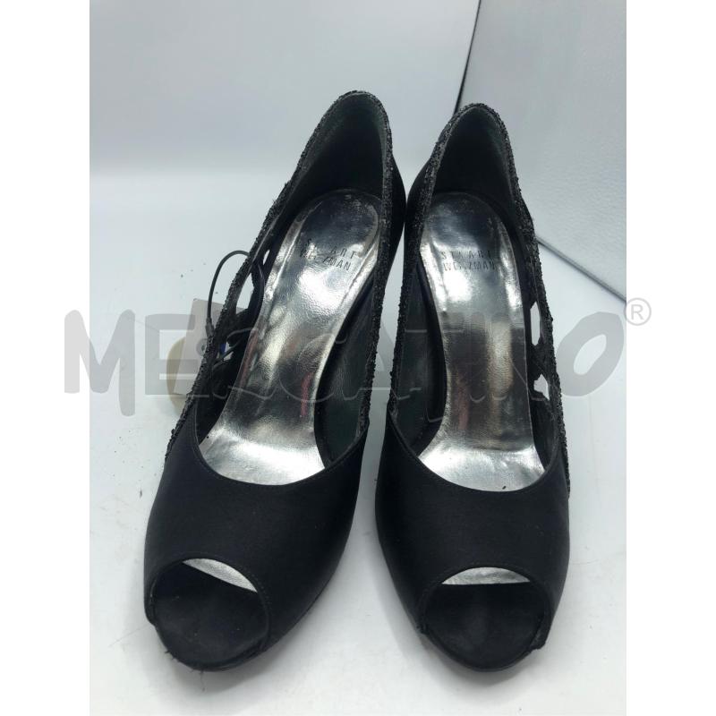 SCARPE DONNA NERE STRASS INTRECCIO LATERAL | Mercatino dell'Usato Avellino 1