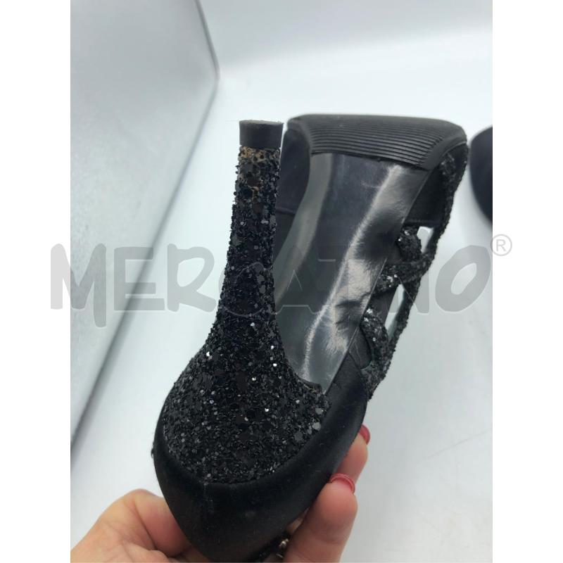 SCARPE DONNA NERE STRASS INTRECCIO LATERAL | Mercatino dell'Usato Avellino 4