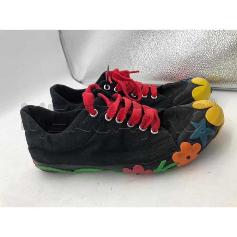 SCARPE DONNA NERE TELA FIORI  | Mercatino dell'Usato Avellino 2