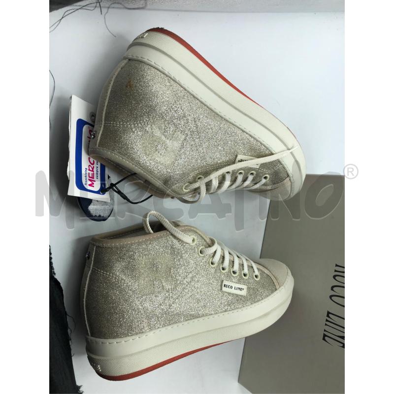 SCARPE DONNA PLATINO GLITTER RUCOLINE  | Mercatino dell'Usato Avellino 4