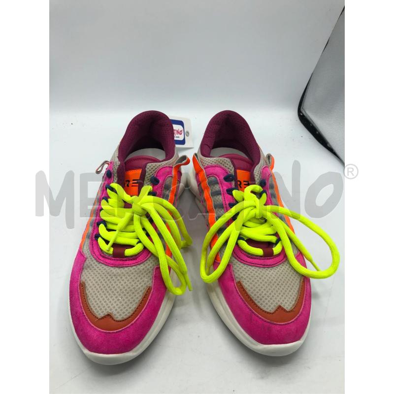 SCARPE DONNA REV ROSA FUCSIA BIANCO LUCIDO  | Mercatino dell'Usato Avellino 1