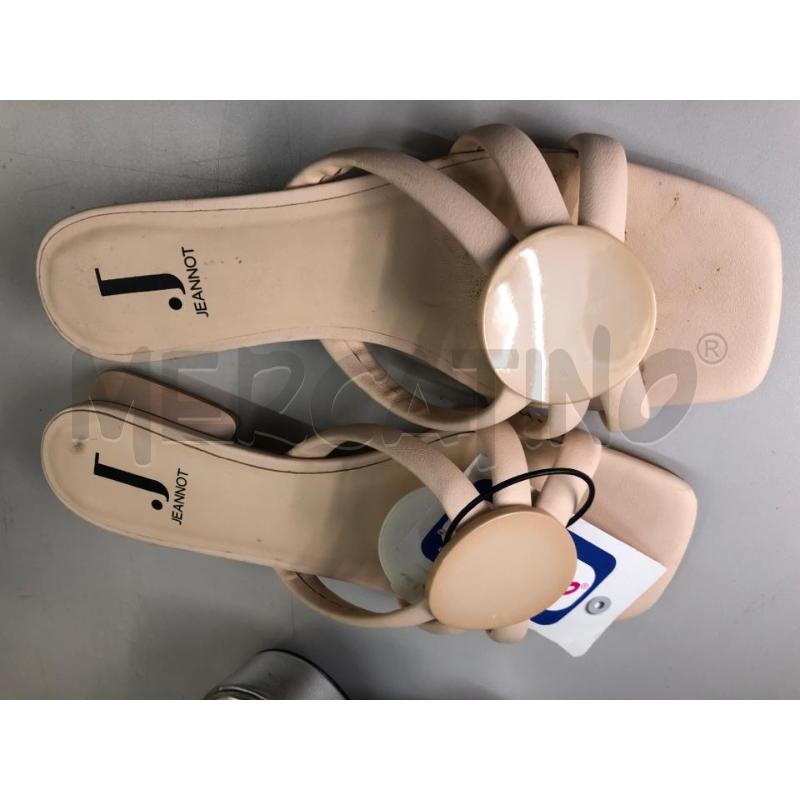 SCARPE DONNA SANDALI JEANOT BIANC PLACC  | Mercatino dell'Usato Avellino 4