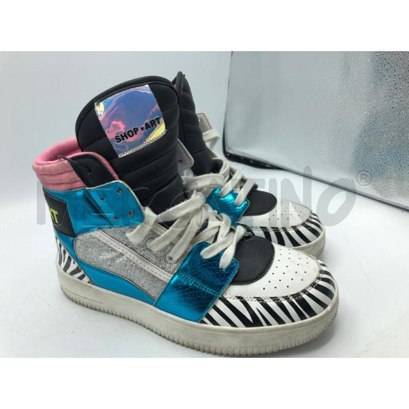 SCARPE DONNA SHOP ART ROSA BIANCO ZEBR | Mercatino dell'Usato Avellino 1