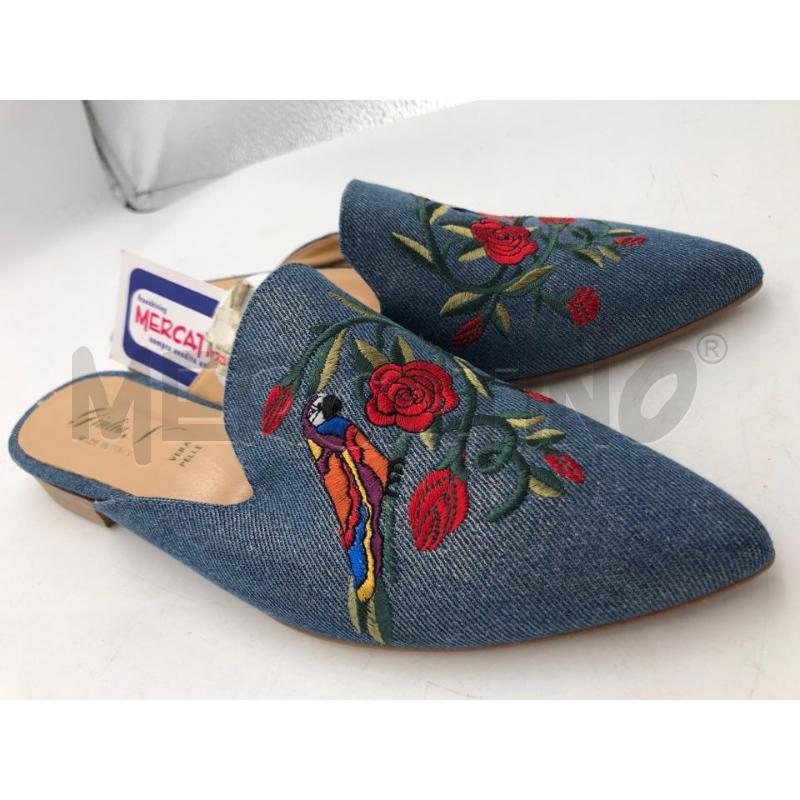 SCARPE DONNA SLING JEANS PAPPAGALLO  | Mercatino dell'Usato Avellino 2