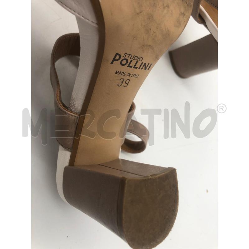 SCARPE DONNA STUDIO POLLINI FANGO BIANCO  | Mercatino dell'Usato Avellino 4