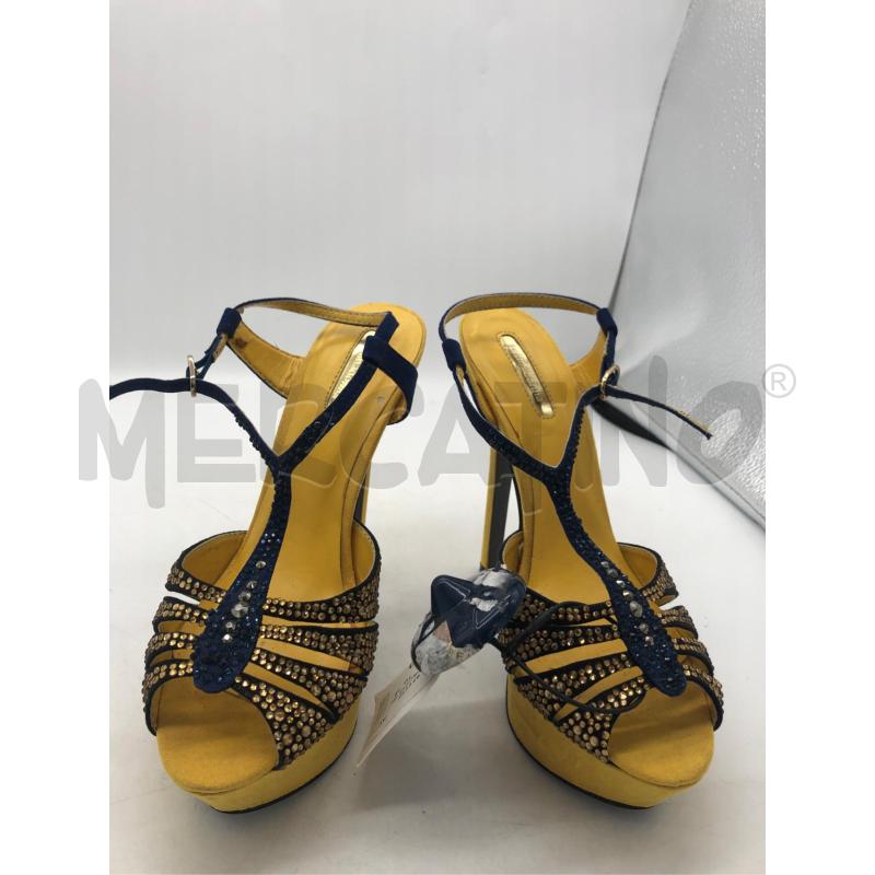 SCARPE DONNA TACCO GIALLO NERO PRIMA DONNA | Mercatino dell'Usato Avellino 1