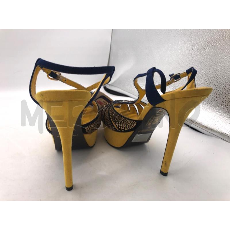 SCARPE DONNA TACCO GIALLO NERO PRIMA DONNA | Mercatino dell'Usato Avellino 3