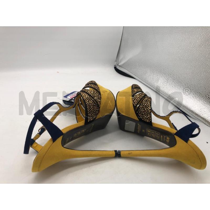 SCARPE DONNA TACCO GIALLO NERO PRIMA DONNA | Mercatino dell'Usato Avellino 4