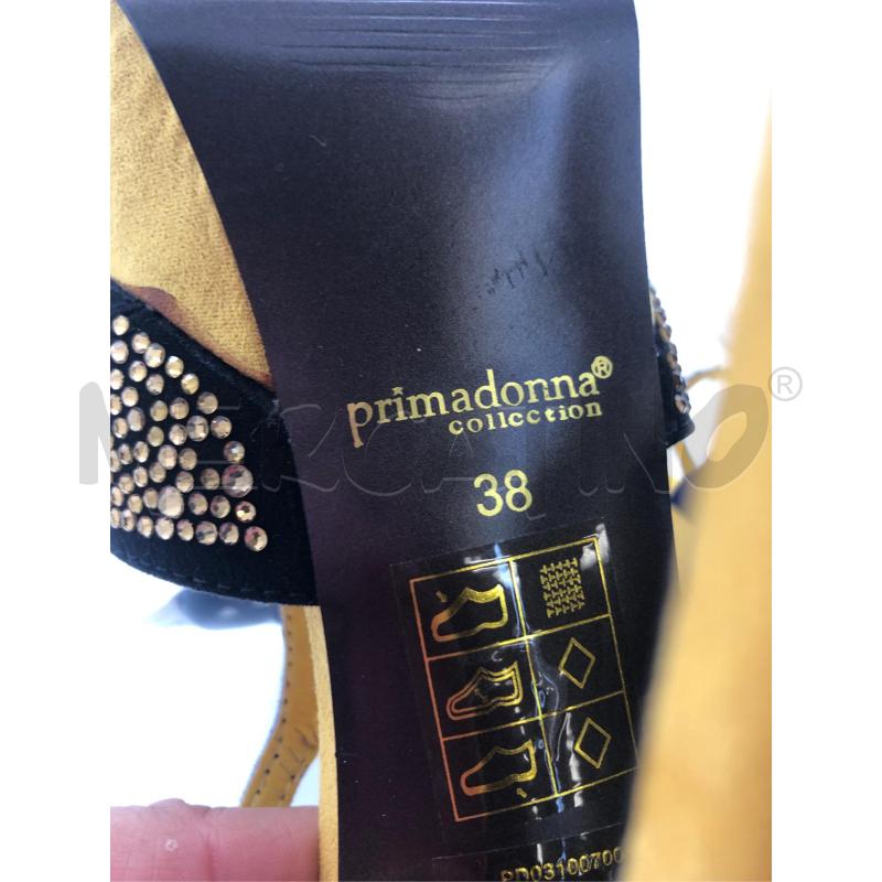 SCARPE DONNA TACCO GIALLO NERO PRIMA DONNA | Mercatino dell'Usato Avellino 5