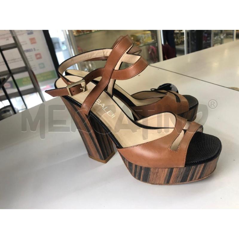 SCARPE DONNA TACCO LEGNO LELLA BALDI  | Mercatino dell'Usato Avellino 2