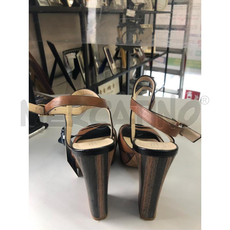 SCARPE DONNA TACCO LEGNO LELLA BALDI  | Mercatino dell'Usato Avellino 3
