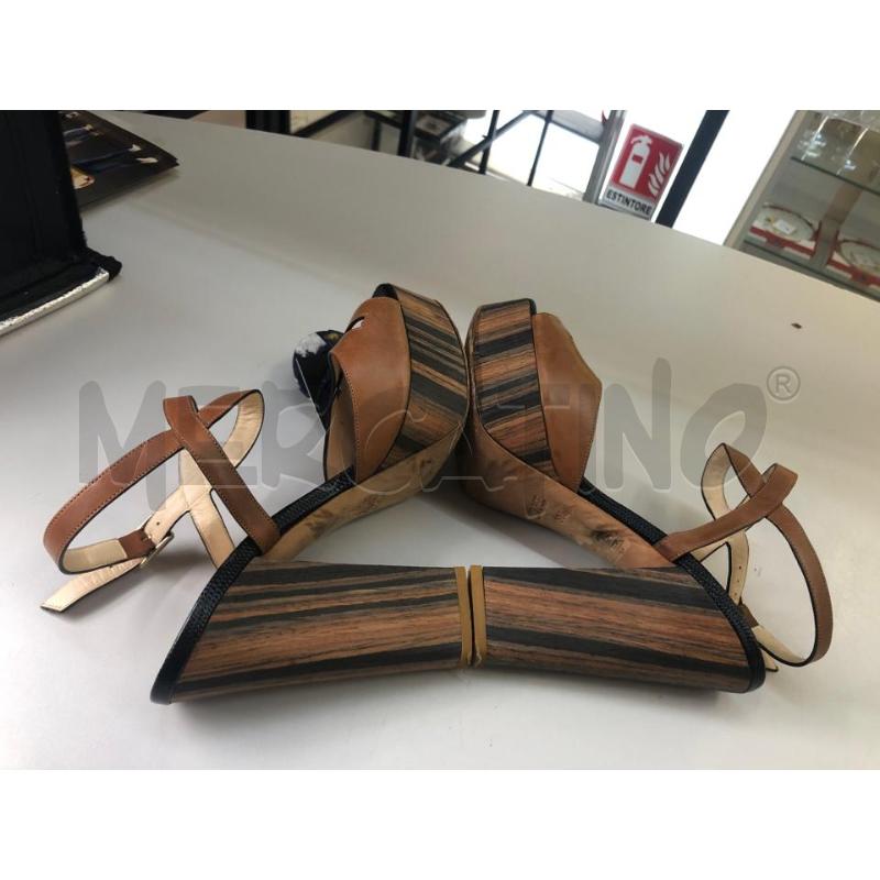 SCARPE DONNA TACCO LEGNO LELLA BALDI  | Mercatino dell'Usato Avellino 5