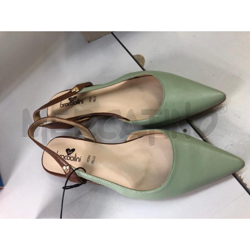 SCARPE DONNA VERDE MARRONE BRACCIALINI  | Mercatino dell'Usato Avellino 1