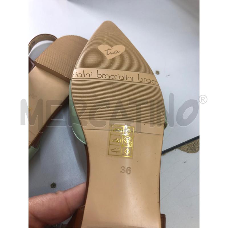 SCARPE DONNA VERDE MARRONE BRACCIALINI  | Mercatino dell'Usato Avellino 3
