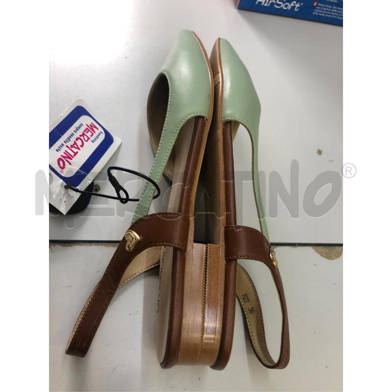 SCARPE DONNA VERDE MARRONE BRACCIALINI  | Mercatino dell'Usato Avellino 4