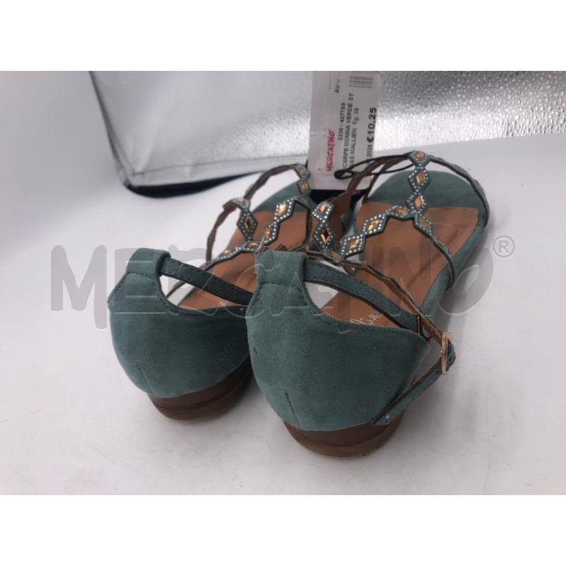SCARPE DONNA VERDE STRASS MALLIEN | Mercatino dell'Usato Avellino 2