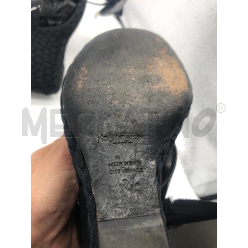 SCARPE DONNA YSL NERE LUCIDO  | Mercatino dell'Usato Avellino 5