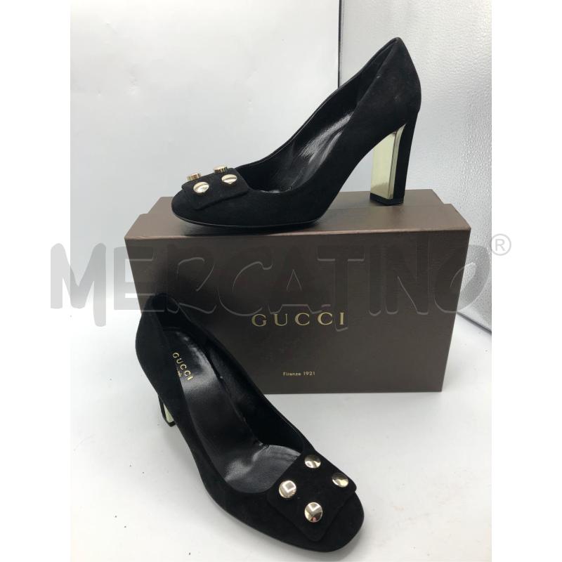 SCARPE DONNA  GUCCI CAMOSCIO NERO 4 BOTT | Mercatino dell'Usato Avellino 1