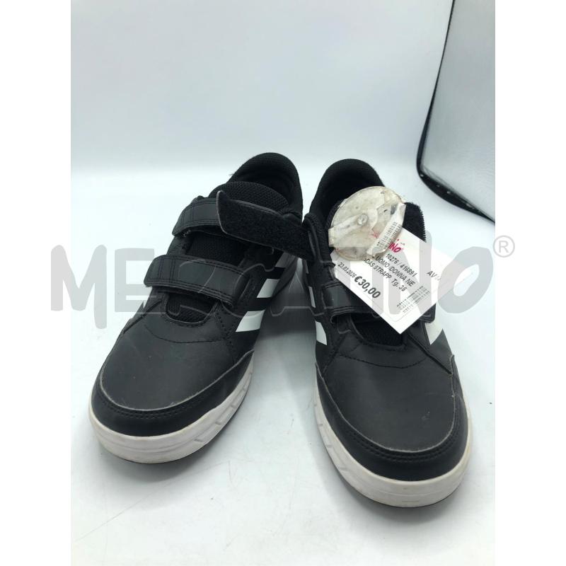 SCARPE UOMO /DONNA NERE ADIDAS STRAPPO  | Mercatino dell'Usato Avellino 1