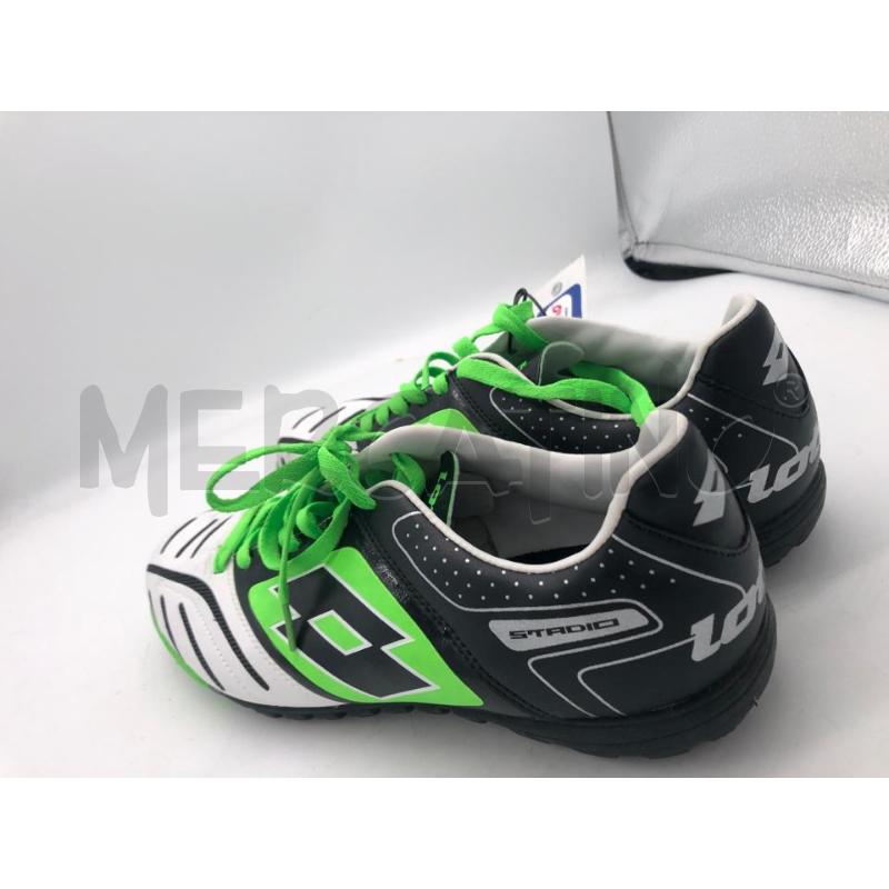 SCARPE UOMO CALCIO LOTTO NERO VERDE  | Mercatino dell'Usato Avellino 2