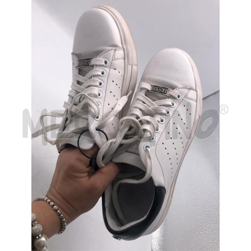SCARPE UOMO CULT BIANCO NERO  | Mercatino dell'Usato Avellino 4