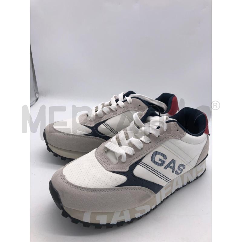 SCARPE UOMO GAS BIANCO BLU ROSSO  | Mercatino dell'Usato Avellino 1