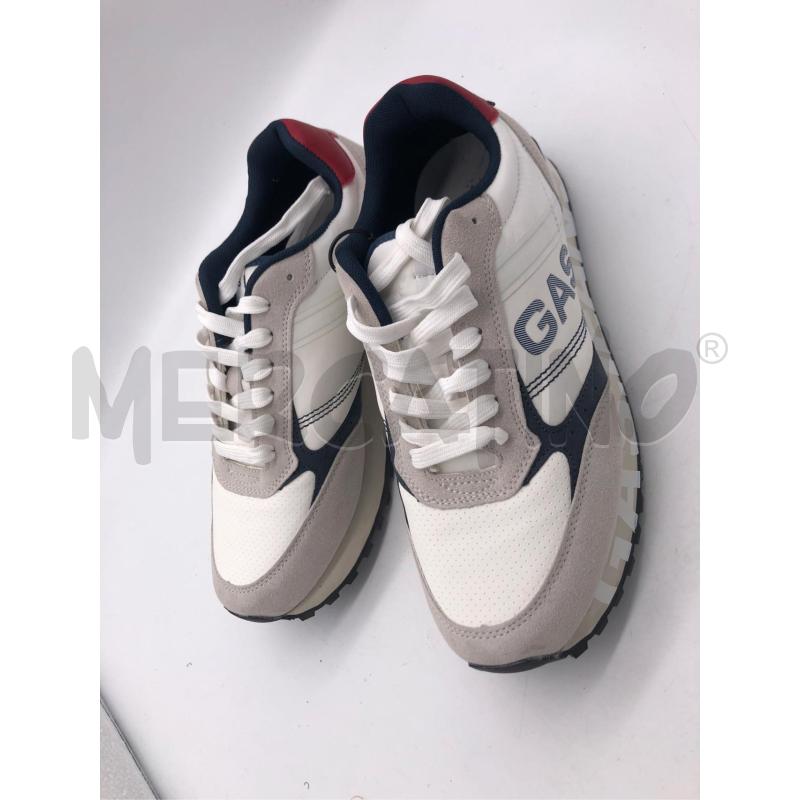 SCARPE UOMO GAS BIANCO BLU ROSSO  | Mercatino dell'Usato Avellino 2