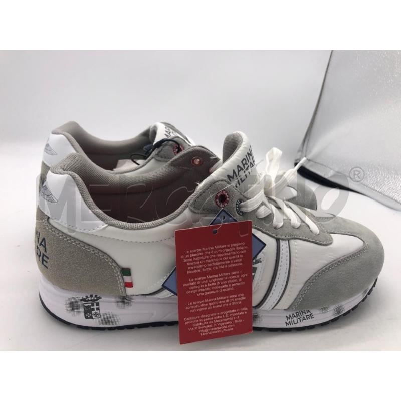 SCARPE UOMO MARINA MILITARE BIANCO GRIGIO NUOVO  | Mercatino dell'Usato Avellino 2