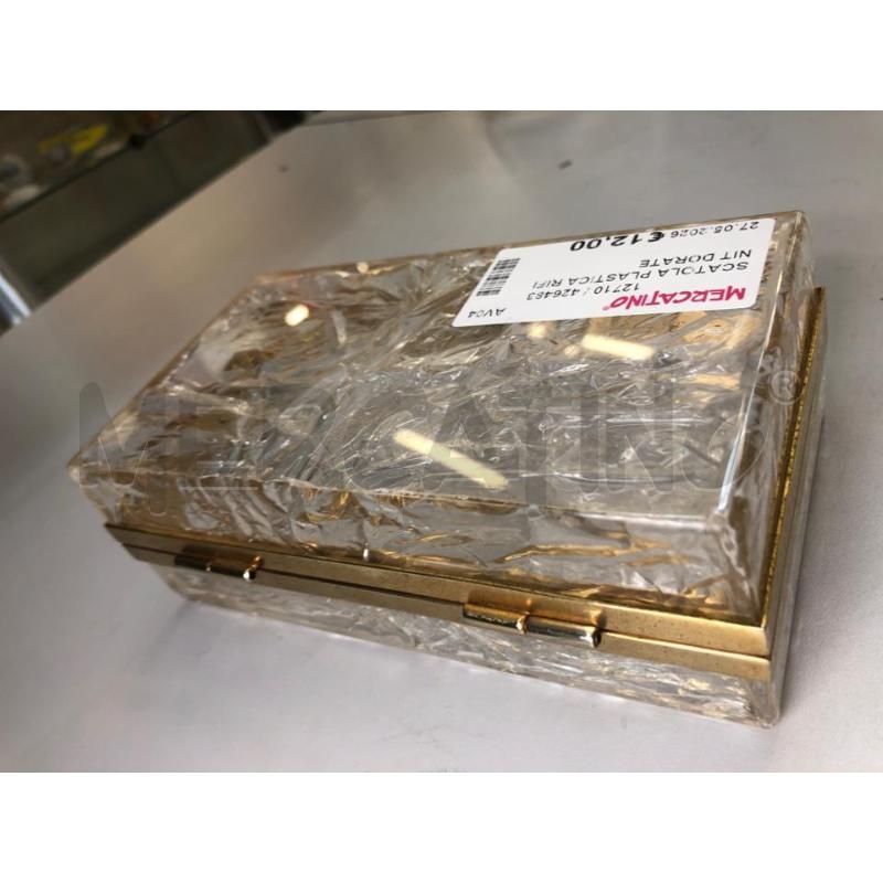 SCATOLA PLASTICA RIFINIT DORATE  | Mercatino dell'Usato Avellino 3