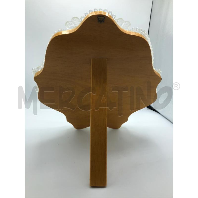 SPECCHIO CON DECORI VETRO FIORI  | Mercatino dell'Usato Avellino 3