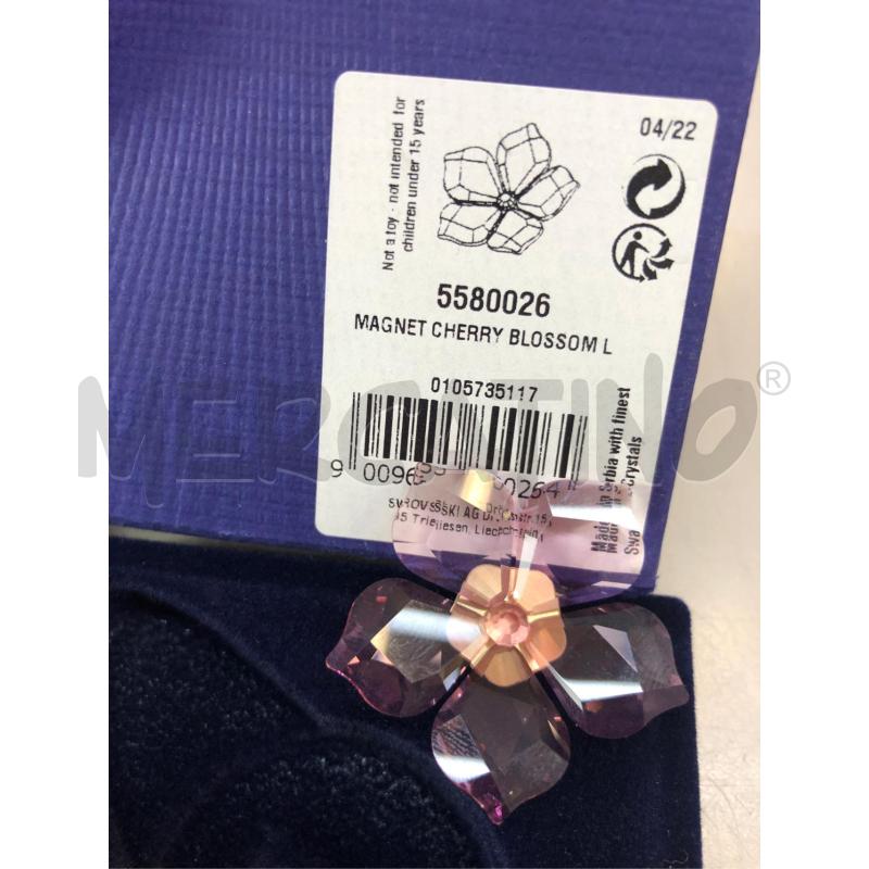 SPILLA SWAROVSKI ROSA FIORE  | Mercatino dell'Usato Avellino 5