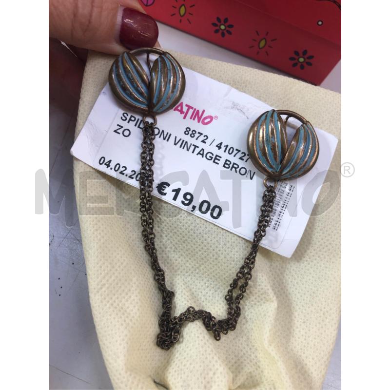 SPILLONI VINTAGE BRONZO  | Mercatino dell'Usato Avellino 2