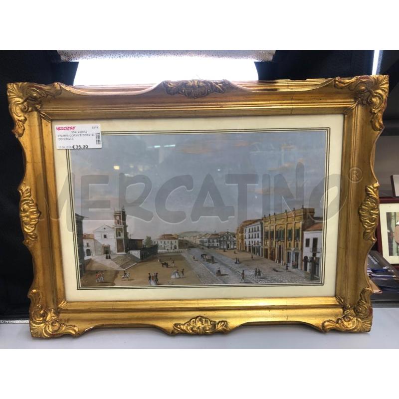 STAMPA CORNICE DORATA DECORATA | Mercatino dell'Usato Avellino 3