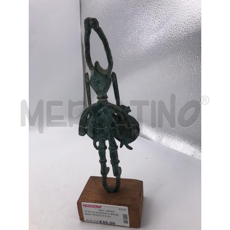 STATUA NURAGICA EROE QUATTROCCHI E QUATTRO BRACCIA  | Mercatino dell'Usato Avellino 2