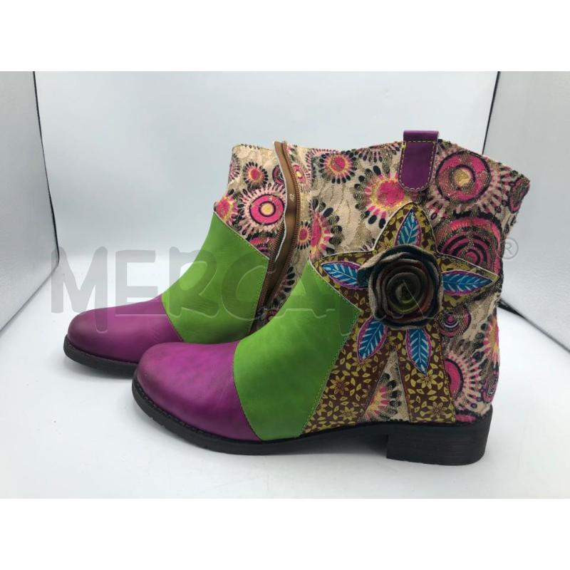 STIVALETTI DONNA DESIGUAL PELLE COLOR | Mercatino dell'Usato Avellino 1