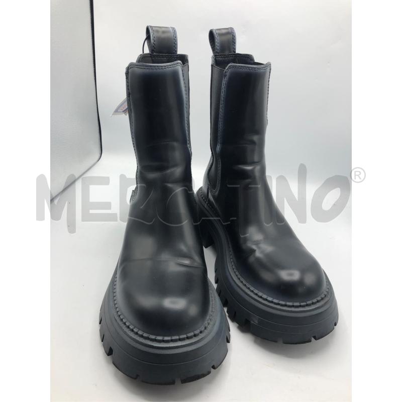 STIVALETTI DONNA NERI FUMÈ BIANCO 40 ZARA  | Mercatino dell'Usato Avellino 5