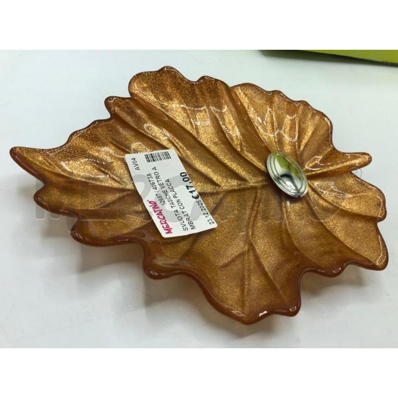 SVUOTA TASCHE VETRO AMBRAT CON PLACCA  | Mercatino dell'Usato Avellino 3