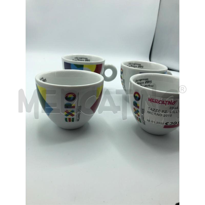 TAZZE PZ. 4 ILLY EXO MILANO 2015 | Mercatino dell'Usato Avellino 2