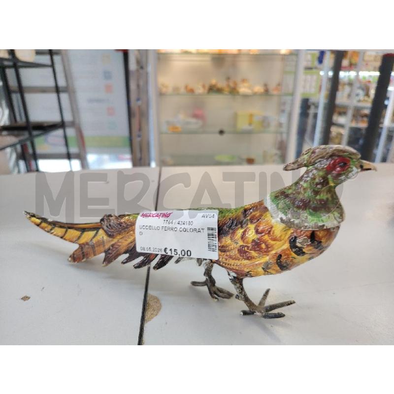 UCCELLO FERRO COLORATO  | Mercatino dell'Usato Avellino 1